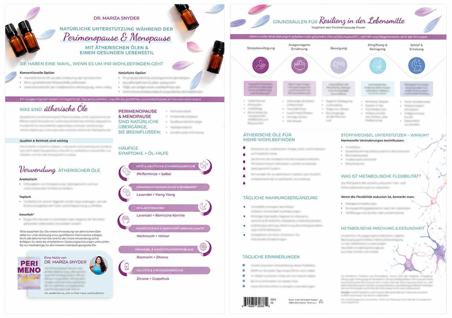 Support Your Body Through Perimenopause & Menopause Tearpad (25 sheets GERMAN)