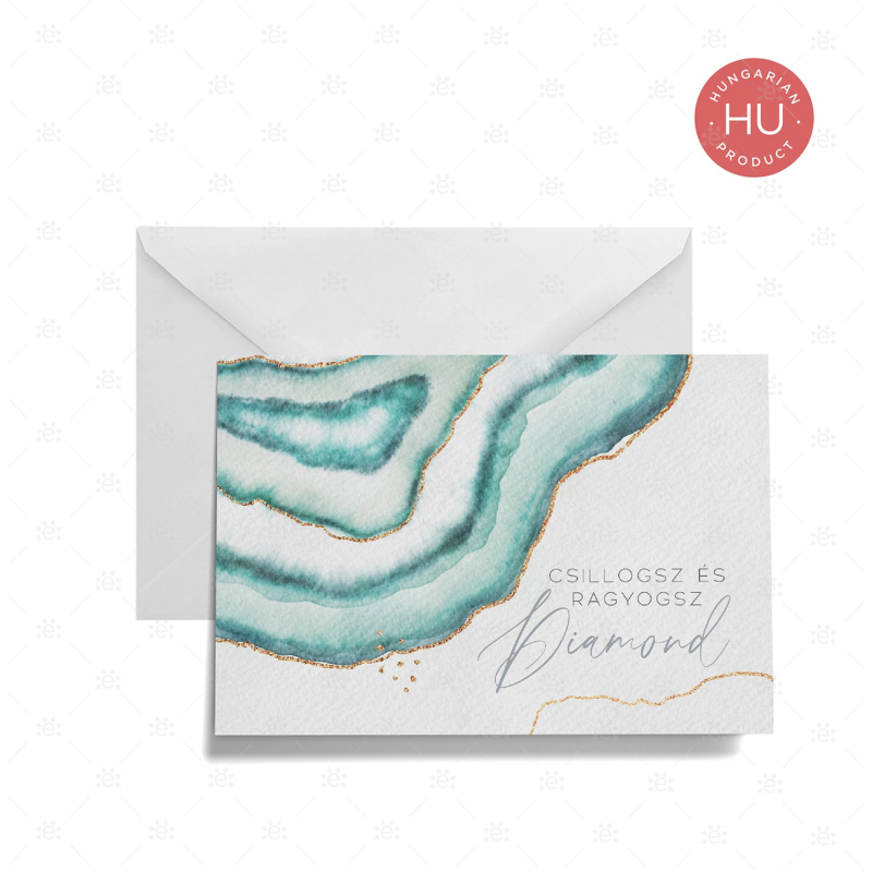 Gemstone Rank Recognition Card - Diamond Hungarian Gift Cards