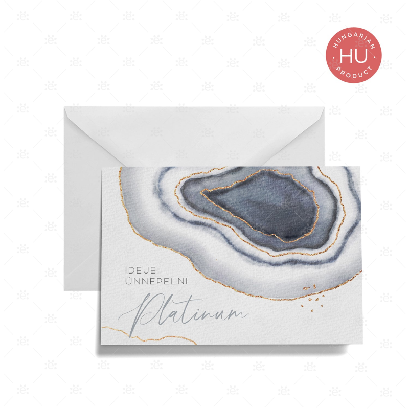 Gemstone Rank Recognition Card - Platinum Hungarian Gift Cards