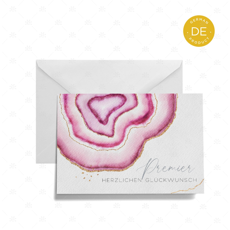 Gemstone Rank Recognition Card - Premier German Gift Cards