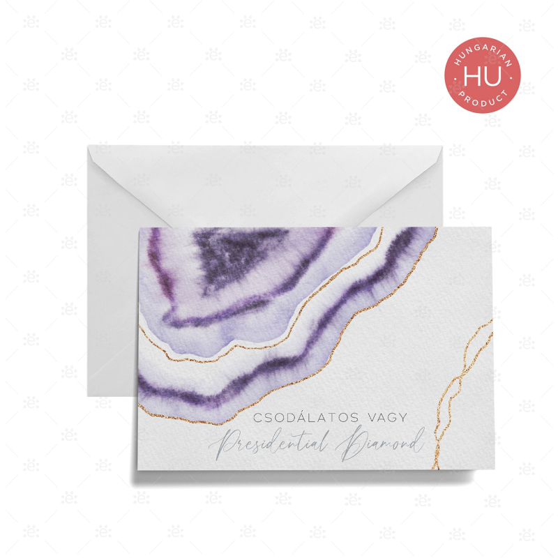 Gemstone Rank Recognition Card - Presidential Diamond Hungarian Gift Cards