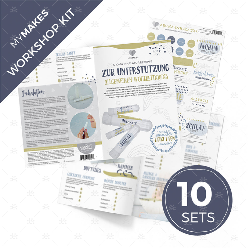 Mymakes: Aroma Inhalers For Supporting General Wellness (Make & Take Workshop Set) - German