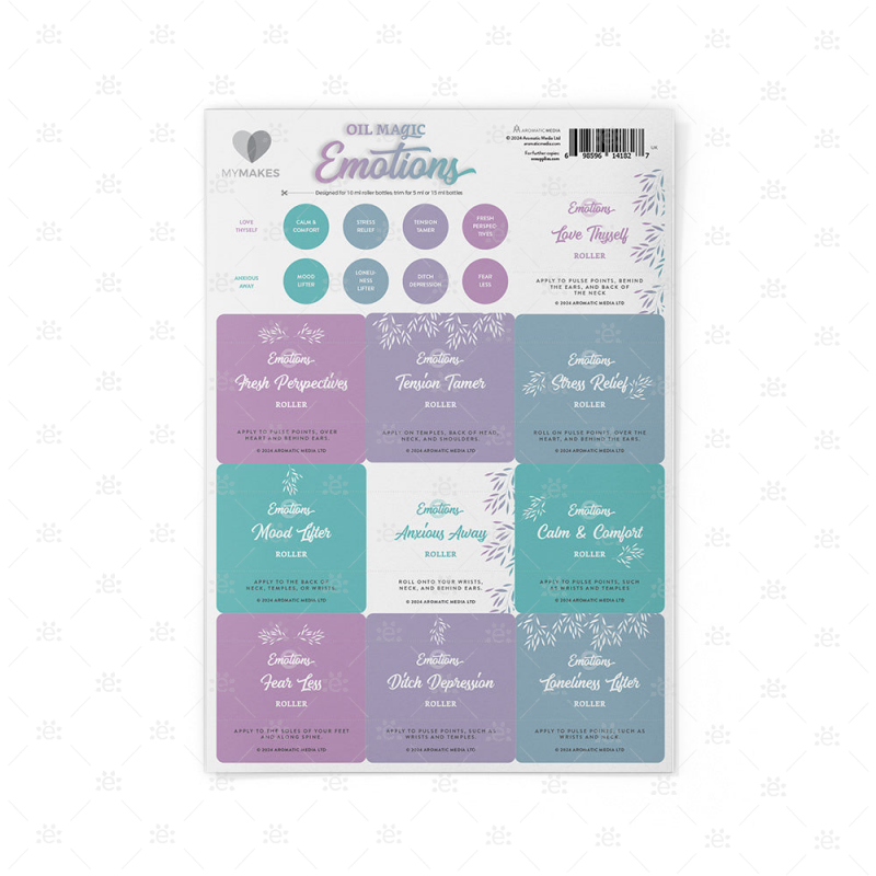 Balance Label MyMakes : Oil Magic Emotions - Achieving Emotional Balance - Label She ...