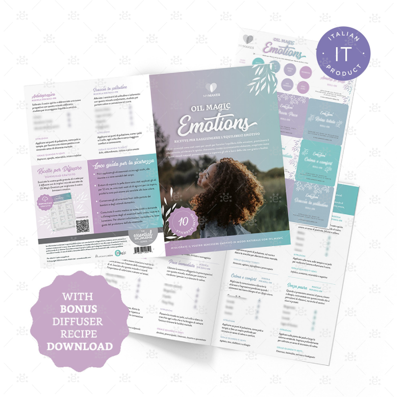 Mymakes: Oil Magic Emotions - Achieving Emotional Balance (Single Set) Italian Brochure
