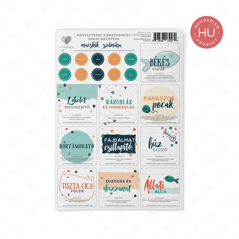 MyMakes : Pamper Pet Sprays for Cats (Make & Take Workshop Set) - HUNGARIAN