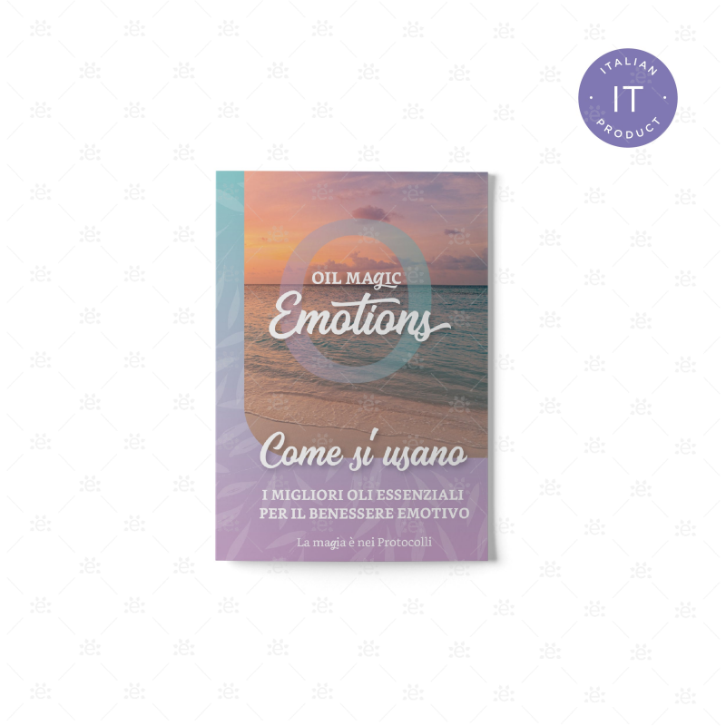 Oil Magic Emotions: How To Use The Top Essential Oils (Single) Italian Rack Cards