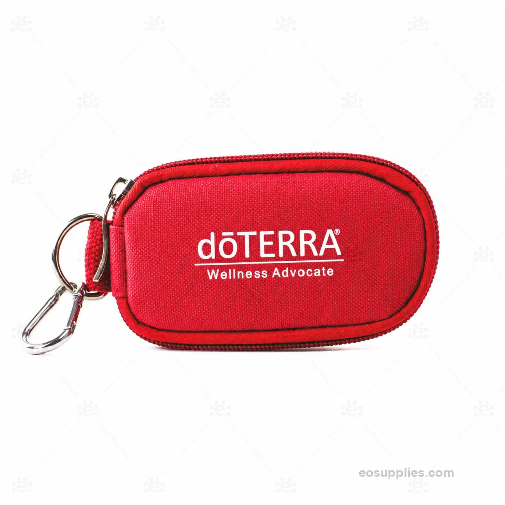 Red - doTERRA Branded Key Chain Case (without dram bottles) - Cases & Displays