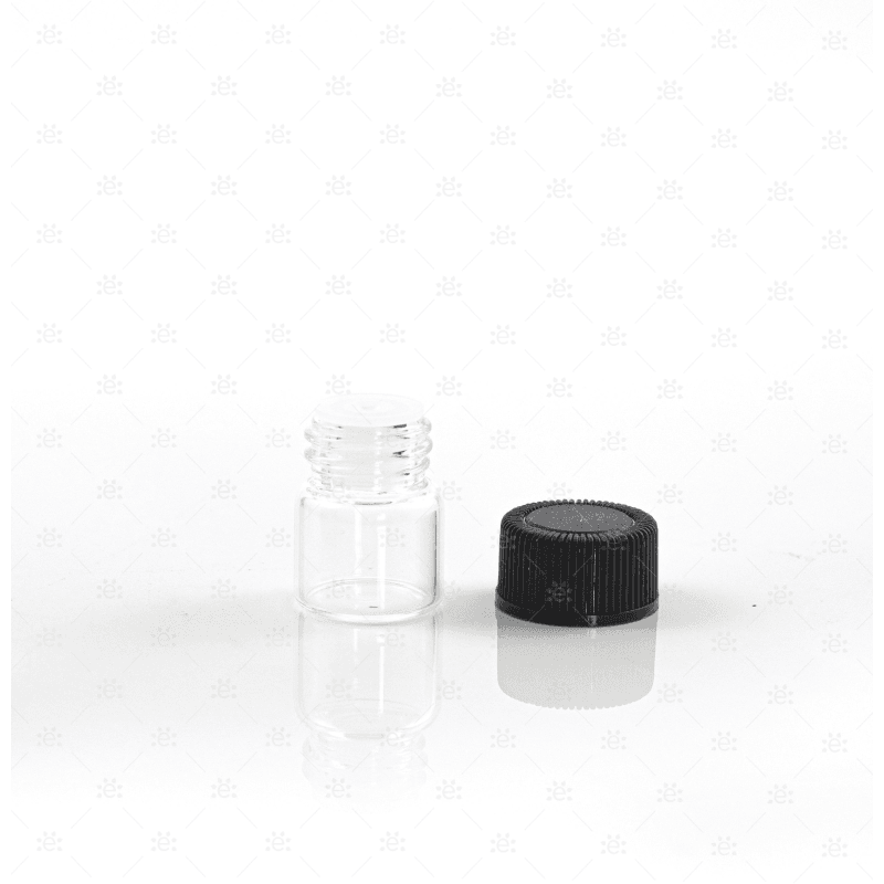 1/4 (1Ml) Dram Clear Sample Vial Bottles (Pack Of 144) Glass Roller Bottle