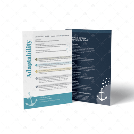 Anchor To Your Strengths Card Deck