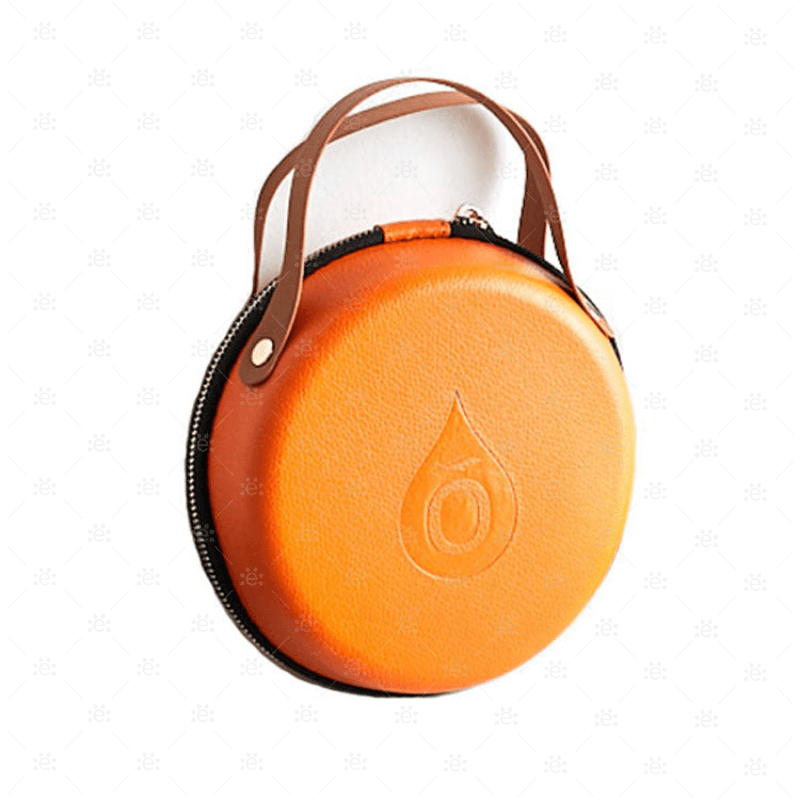 Dterra Round Hardshell Orange Storage Case
