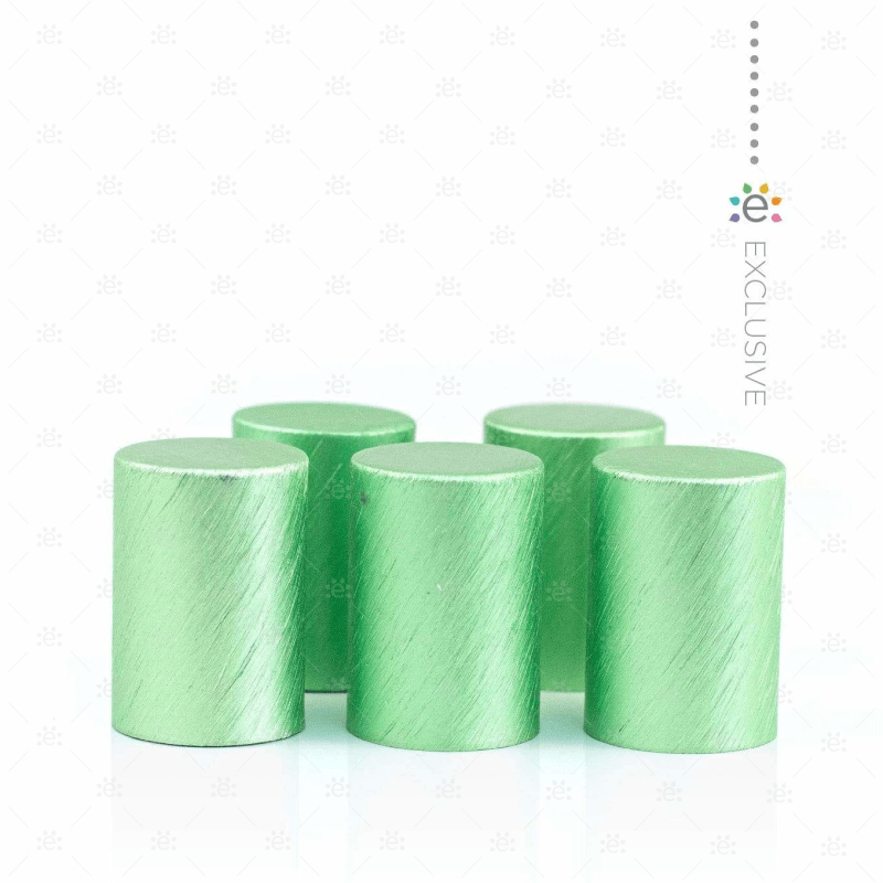Green Metallic Roller Bottle Cap (5Pk) Accessories & Caps