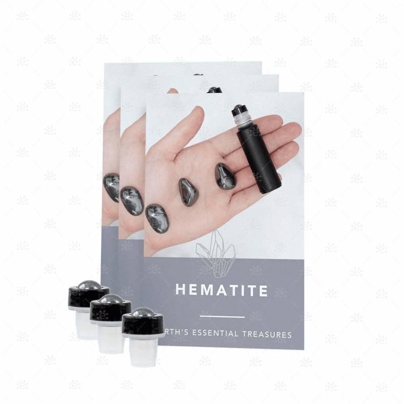 Hematite Luxury Gemstone Roller (3 Pack) Accessories & Caps