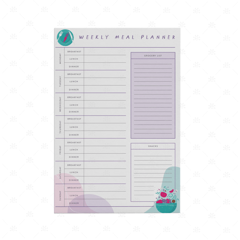 Weekly Meal Planner - Free Download Digital/e-Course