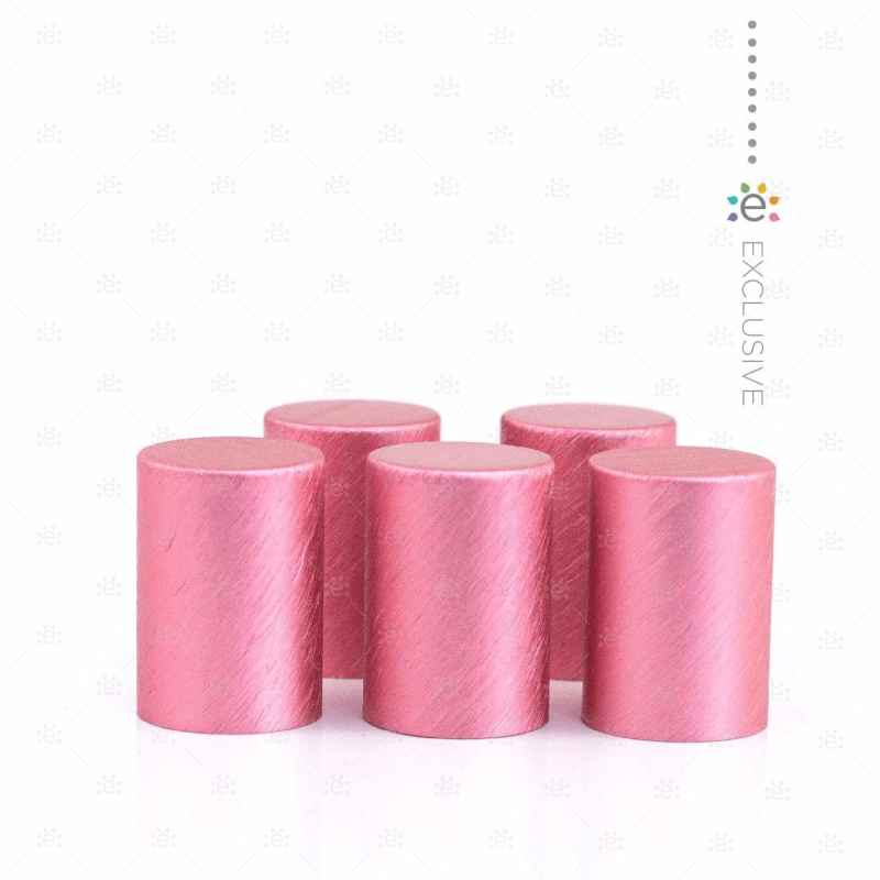 Pink Metallic Roller Bottle Cap (5Pk) Accessories & Caps