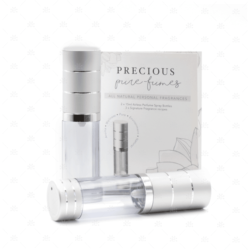 Precious Pure-Fumes Bottles & Recipe (2Pk)- With Free Digital Brochure Glass Roller Bottle