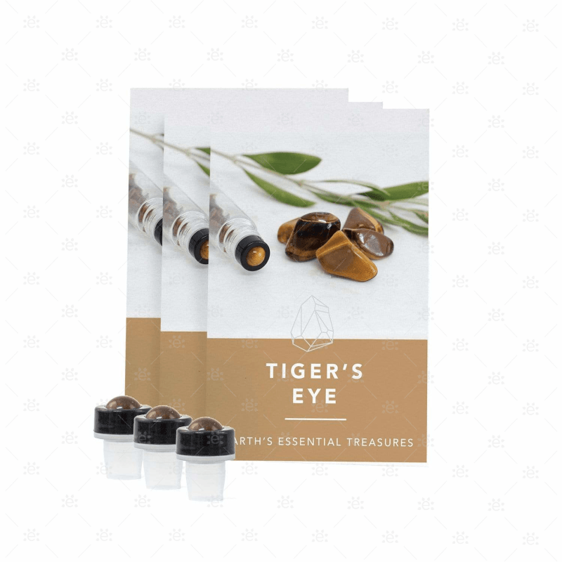 Tigers Eye Luxury Gemstone Roller (3 Pack) Accessories & Caps